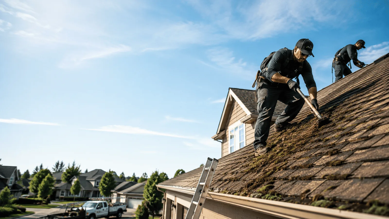 Roof Moss Removal in Lyons, KS near me